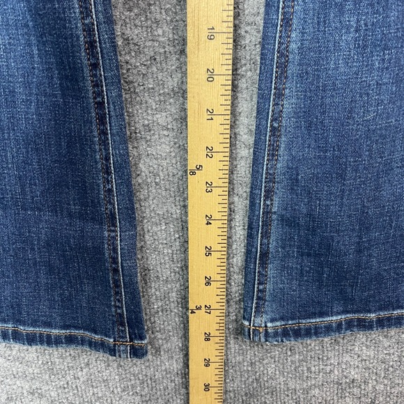 NEW AEROPOSTALE High Rise Flare Jeans Medium Wash Denim Size 12S - Picture 7 of 10